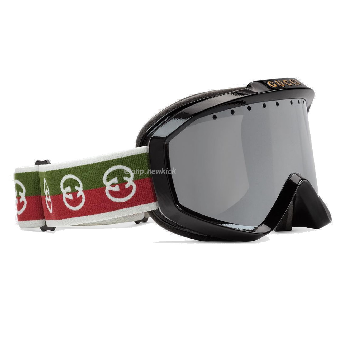 Gucci Ski Goggle Black Pink Olive Green White (14) - newkick.app